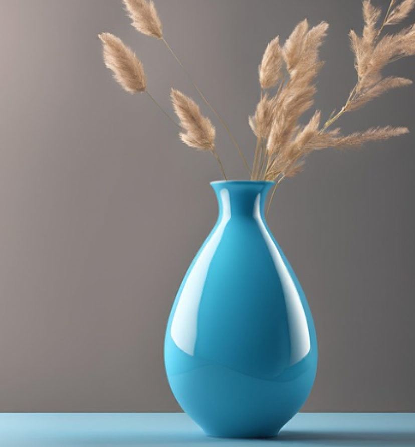 I will model your vase and rendering