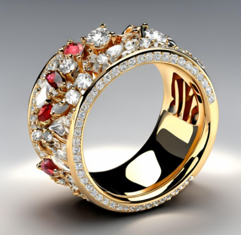 I will custom jewelry designing, 3d modeling and rendering